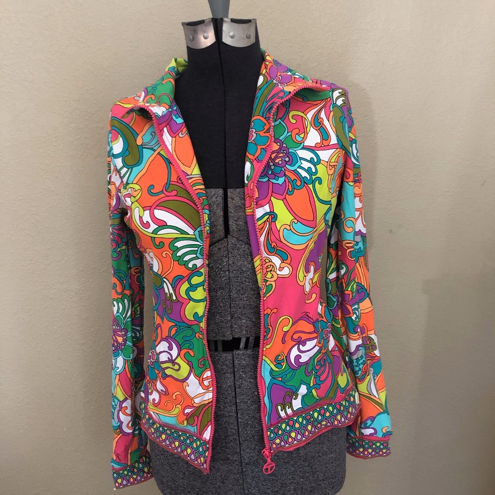 Trina Turk Recreation athletic jacket size small